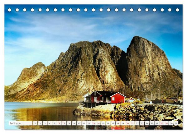 Produktbild: Berge - Die sch&ouml;nsten Gipfel der Welt (Tischkalender 2026 DIN A5 quer), CALVENDO Monatskalender