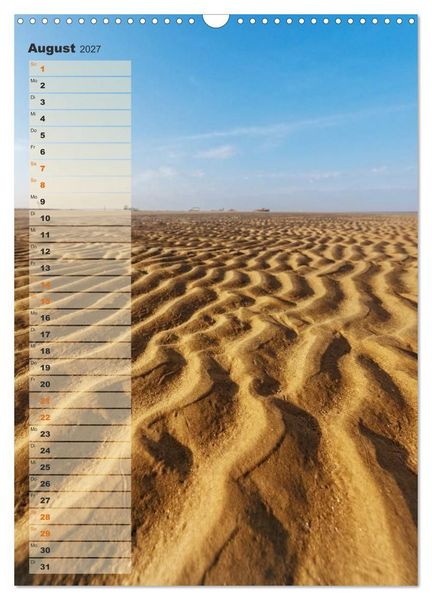 Produktbild: Zwischen D&uuml;nen und Watt / Geburtstagskalender (Wandkalender 2027 DIN A3 hoch), CALVENDO Monatskalender