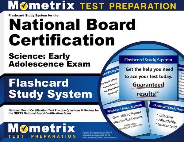 Produktbild: Flashcard Study System for the National Board Certification Science: Early Adolescence Exam