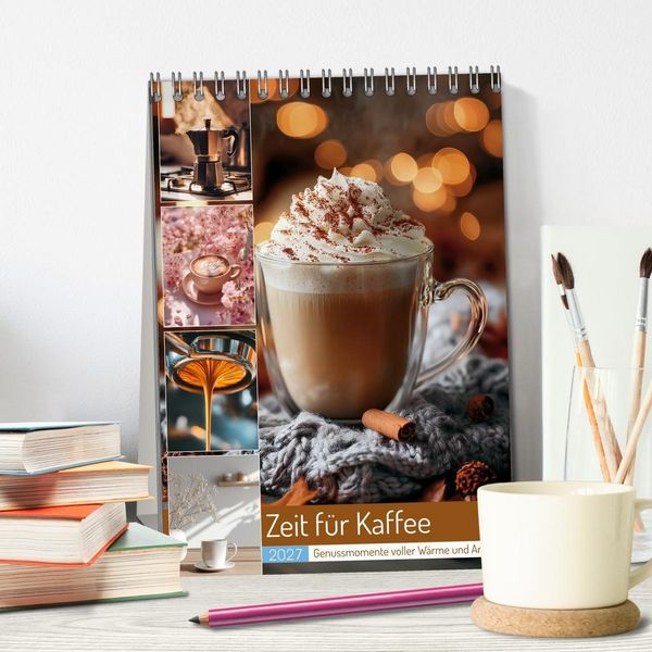 Produktbild: Zeit f&uuml;r Kaffee (Tischkalender 2027 DIN A5 hoch), CALVENDO Monatskalender