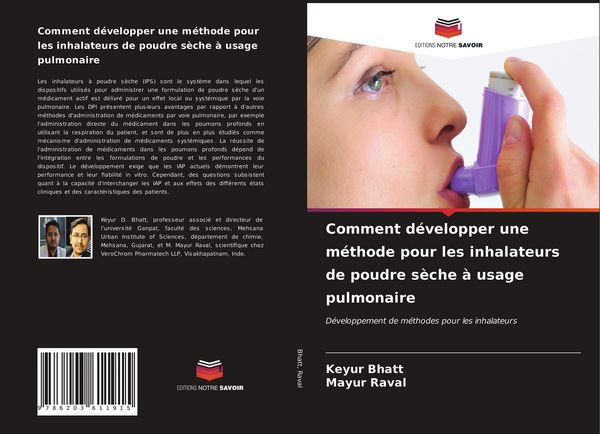 Produktbild: Comment d&eacute;velopper une m&eacute;thode pour les inhalateurs de poudre s&egrave;che &agrave; usage pulmonaire