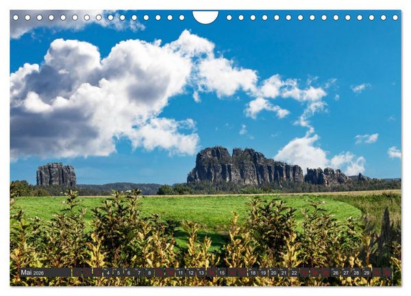 Produktbild: Die S&auml;chsische Schweiz / Faszination Sandsteingebirge (Wandkalender 2026 DIN A4 quer), CALVENDO Monatskalender