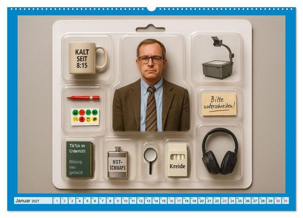 Produktbild: Einmal Traumjob bitte - zum Mitnehmen (Wandkalender 2027 DIN A2 quer), CALVENDO Monatskalender