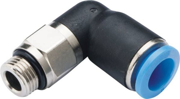 Produktbild: TRU COMPONENTS Winkelverbinder GPL12-G03 Rohr-&Oslash;: 12mm Gewinde-Ma&szlig;: G3/8" 1St.