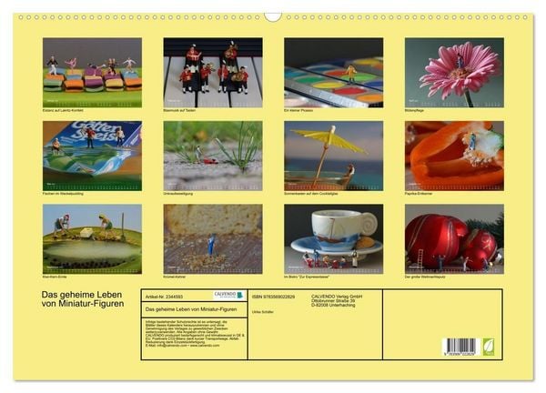 Produktbild: Das geheime Leben von Miniatur-Figuren (Wandkalender 2027 DIN A2 quer), CALVENDO Monatskalender
