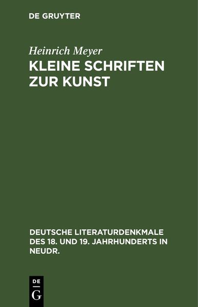 Produktbild: Kleine Schriften zur Kunst