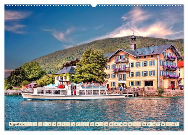 Produktbild: Deutsche Alpen, eine Reise von Lindau am Bodensee bis Berchtesgaden (Wandkalender 2026 DIN A2 quer), CALVENDO Monatskalender