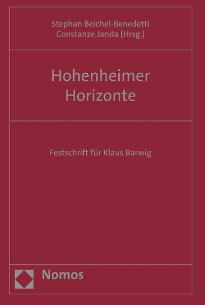 Produktbild: Hohenheimer Horizonte