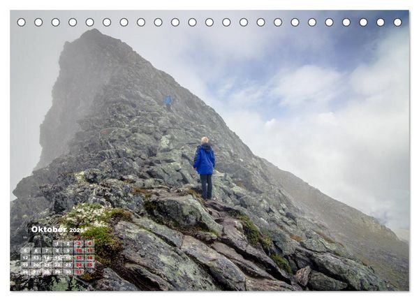 Produktbild: Aufregendes Norwegen (Tischkalender 2026 DIN A5 quer), CALVENDO Monatskalender