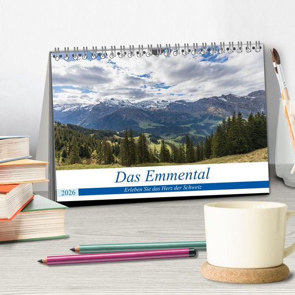 Produktbild: Das Emmental (Tischkalender 2026 DIN A5 quer), CALVENDO Monatskalender