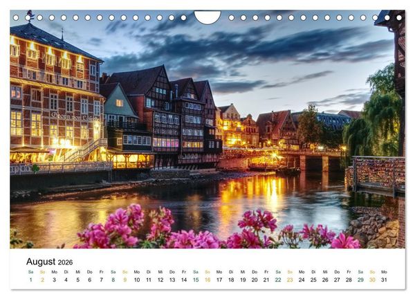 Produktbild: L&uuml;neburg (Wandkalender 2026 DIN A4 quer), CALVENDO Monatskalender