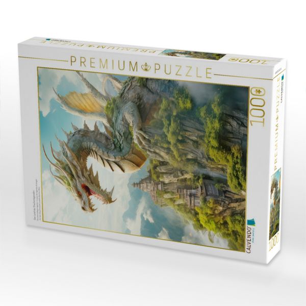 Produktbild: CALVENDO Puzzle Das Land der Drachenlegenden | 1000 Teile Lege-Gr&ouml;&szlig;e 64x48cm Foto-Puzzle f&uuml;r gl&uuml;ckliche Stunden
