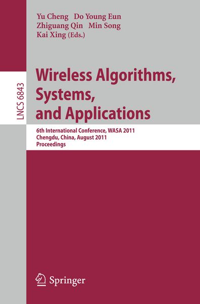 Produktbild: Wireless Algorithms, Systems, and Applications