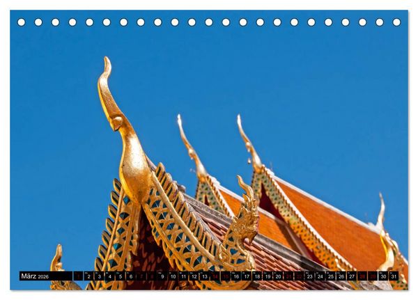 Produktbild: Thailand abseits der Str&auml;nde (Tischkalender 2026 DIN A5 quer), CALVENDO Monatskalender