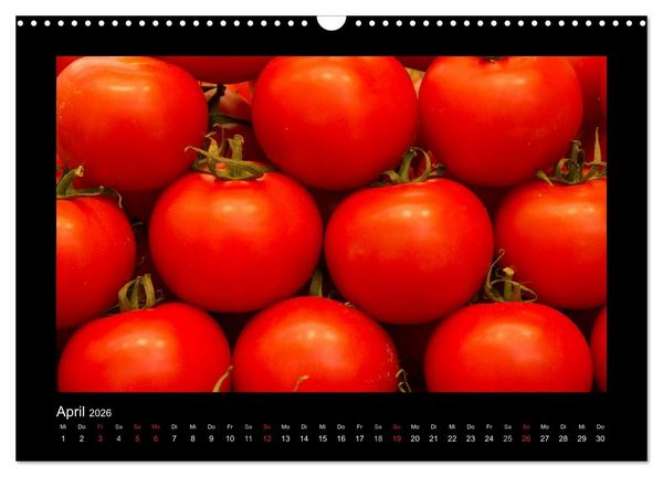 Produktbild: essbar &ndash; Buntes Obst und Gem&uuml;se (Wandkalender 2026 DIN A3 quer), CALVENDO Monatskalender