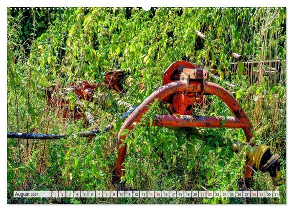 Produktbild: Landmaschinen im Dornr&ouml;schenschlaf (hochwertiger Premium Wandkalender 2027 DIN A2 quer), Kunstdruck in Hochglanz