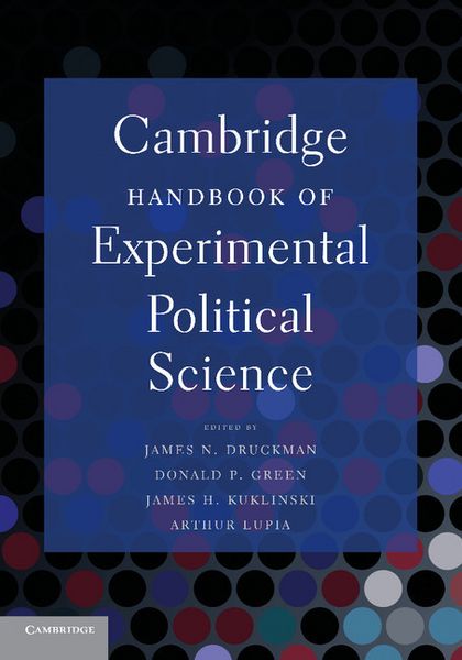 Produktbild: Cambridge Handbook of Experimental Political Science