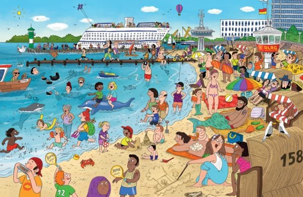 Produktbild: Das Travem&uuml;nde Wimmelbuch