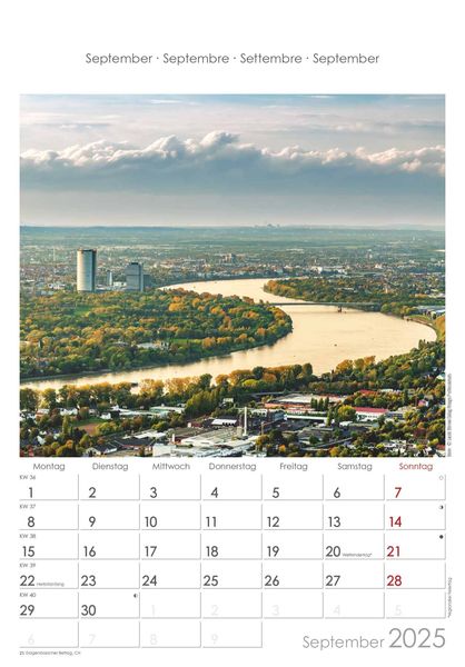'Nordrhein-Westfalen 2025 - Bild-Kalender 23,7x34 cm - Regional 