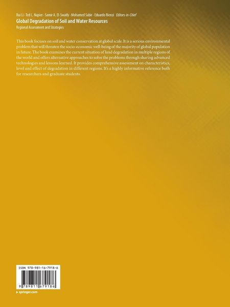 Produktbild: Global Degradation of Soil and Water Resources