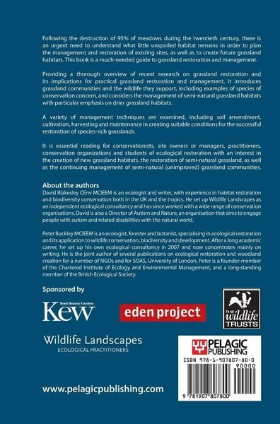 Produktbild: Grassland Restoration and Management