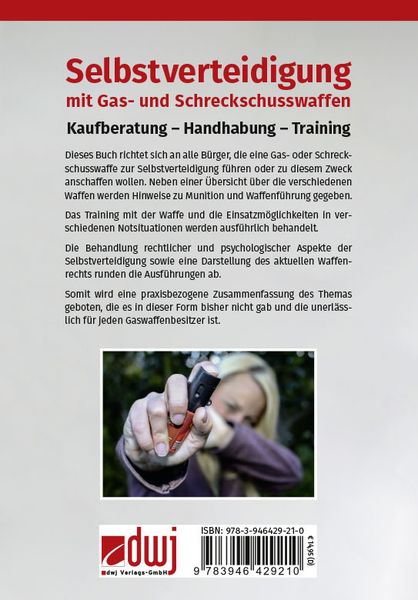 Produktbild: Selbstverteidigung mit Gas- und Schreckschusswaffen