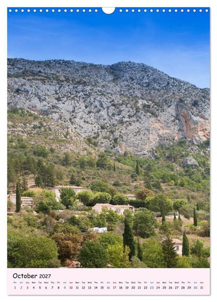 Produktbild: Provence &ndash; Scenic Villages of France (Wall Calendar 2027 DIN A3 portrait), CALVENDO 12 Month Wall Calendar
