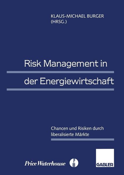 Produktbild: Risk Management in der Energiewirtschaft