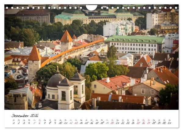 Produktbild: Tallinn Altstadt (Wandkalender 2026 DIN A4 quer), CALVENDO Monatskalender