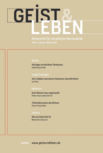Produktbild: Geist & Leben 1/2018