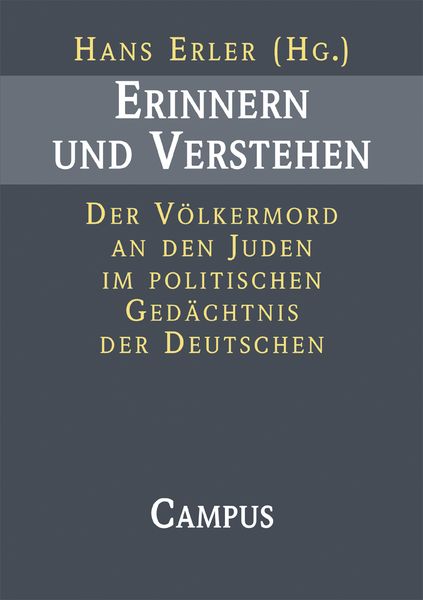 Erinnern und Verstehen, Taschenbuch von Hans Erler, Campus, 9783593373614