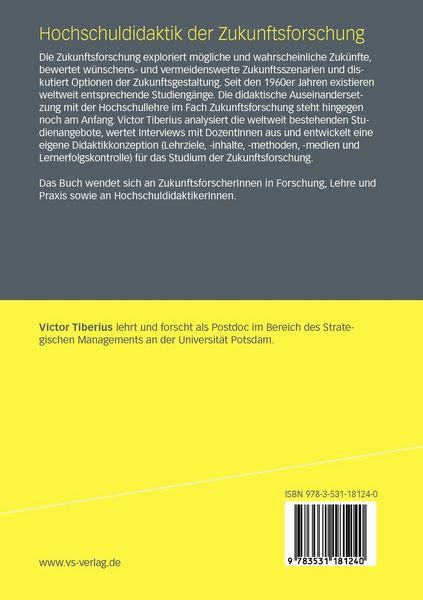 Produktbild: Hochschuldidaktik der Zukunftsforschung