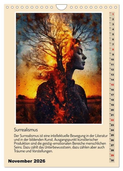 Produktbild: Kunststile der Moderne in Darstellungen von Frauen (Wandkalender 2026 DIN A4 hoch), CALVENDO Monatskalender