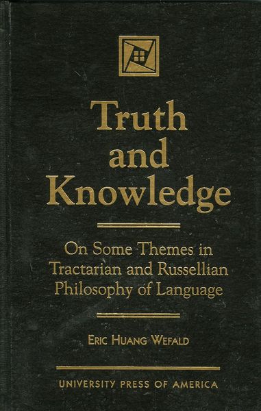 Produktbild: Wefald, E: Truth and Knowledge