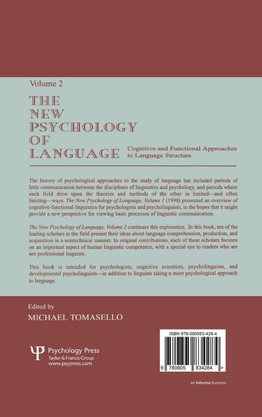 Produktbild: The New Psychology of Language