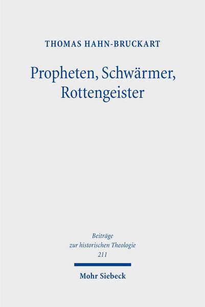 Produktbild: Propheten, Schw&auml;rmer, Rottengeister