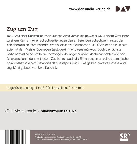 Produktbild: Schachnovelle