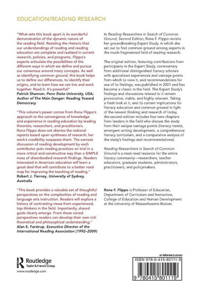 Produktbild: Reading Researchers in Search of Common Ground