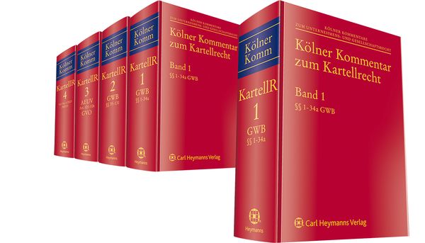 Produktbild: K&ouml;lner Kommentar zum Kartellrecht B&auml;nde 1-4