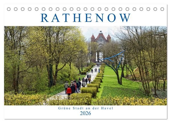 Produktbild: Rathenow - Gr&uuml;ne Stadt an der Havel (Tischkalender 2026 DIN A5 quer), CALVENDO Monatskalender