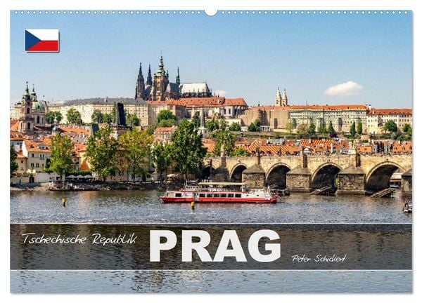 Produktbild: Tschechische Republik - Prag (Wandkalender 2026 DIN A2 quer), CALVENDO Monatskalender