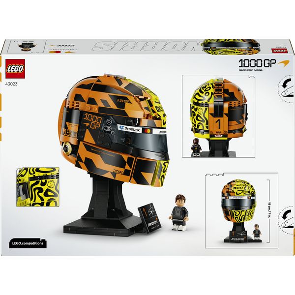 Produktbild: LEGO Editions 43023 McLaren Mastercard F1 Team Lando Norris&rsquo; Helm; Bauset