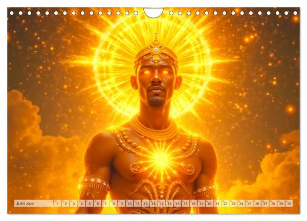 Produktbild: Afrikanische Mythologie - G&ouml;tter, Helden und Monster (Wandkalender 2026 DIN A4 quer), CALVENDO Monatskalender