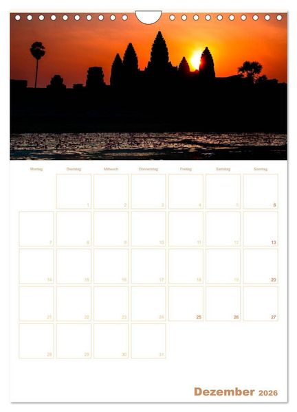 Produktbild: EXOTISCHES S&Uuml;DOSTASIEN - Planer 2026 (Wandkalender 2026 DIN A4 hoch), CALVENDO Monatskalender