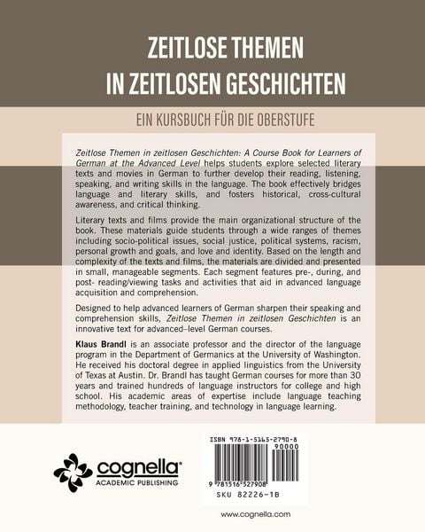 Produktbild: Zeitlose Themen in zeitlosen Geschichten