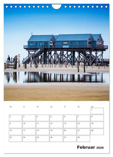 Produktbild: Sankt Peter-Ording Sonne, Strand und Meer (Wandkalender 2026 DIN A4 hoch), CALVENDO Monatskalender