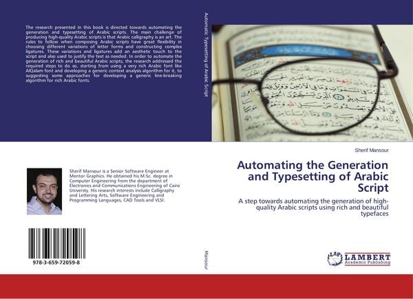 Produktbild: Automating the Generation and Typesetting of Arabic Script