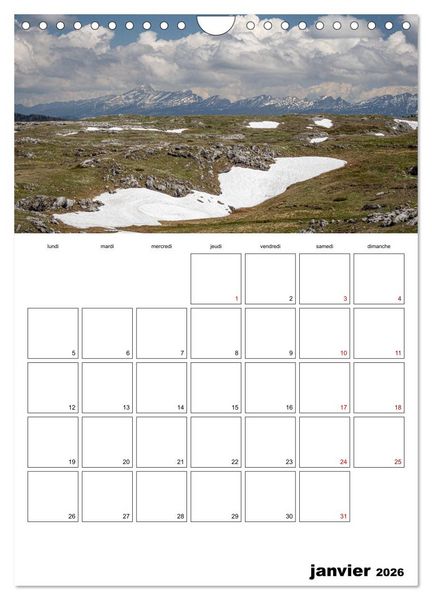 Produktbild: Le sud du Vercors, paysages (Calendrier mural 2026 DIN A4 horizontal), CALVENDO calendrier mensuel