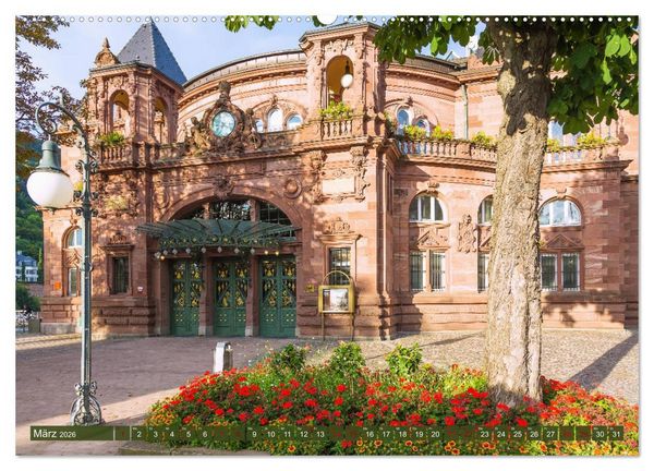 Produktbild: Heidelberger Neckarzauber (hochwertiger Premium Wandkalender 2026 DIN A2 quer), Kunstdruck in Hochglanz