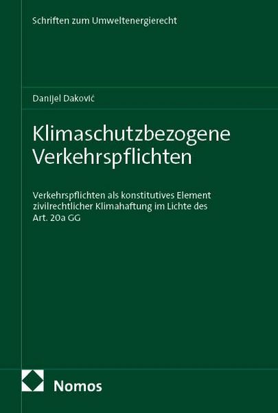 Produktbild: Klimaschutzbezogene Verkehrspflichten